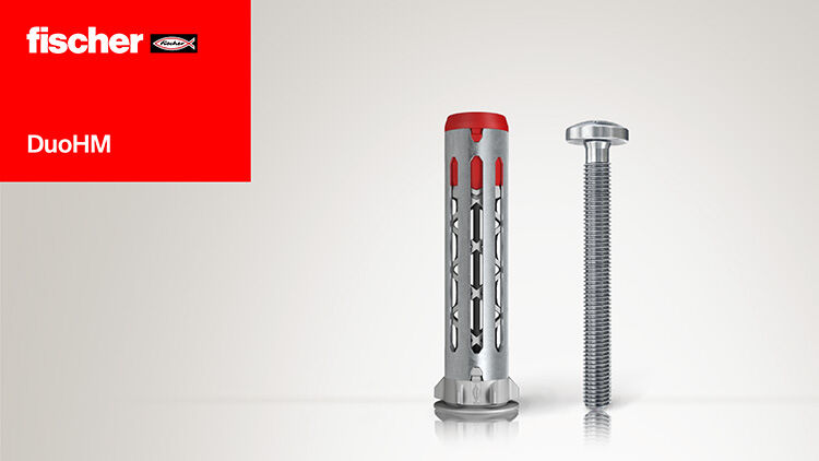 fischer cavity fixing DuoHM 5 x 55 S PH TX, pan head screw, TX-drive